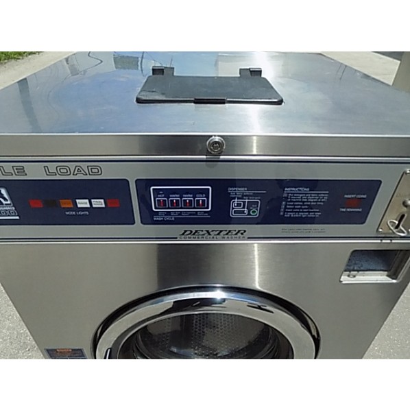 Dexter Washer 30LB Capacity WCN25AASS Stainless Steel color.