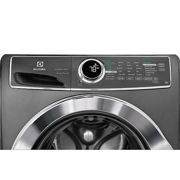 Electrolux EFLS617STT 4.4 cu. ft. Front-Load Perfect Steam™ Washer with SmartBoost™ - Titanium for sale.