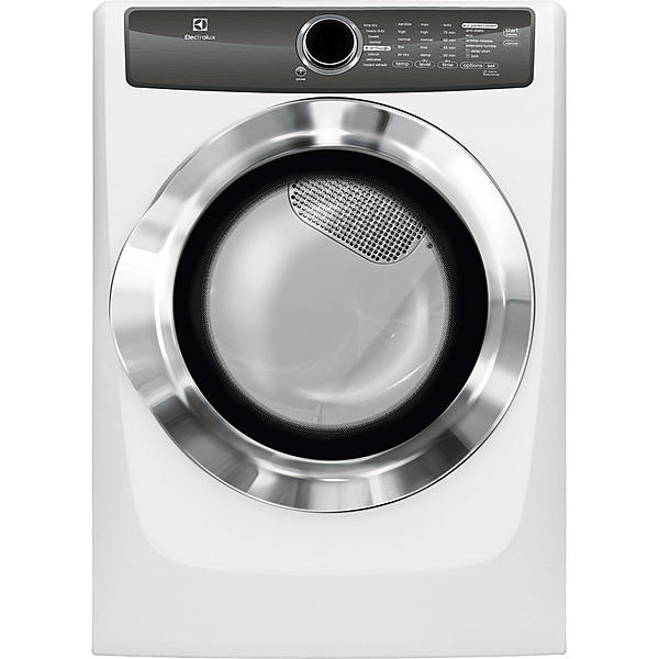 Electrolux EFMG617SIW 8 cu. ft. Gas Front-Load Dryer with Allergen Cycle - White for rent.