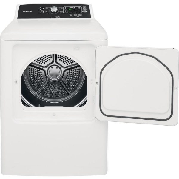 Frigidaire FFRG4120SW 6.7 cu. ft. White Free Standing Gas Dryer for sale.
