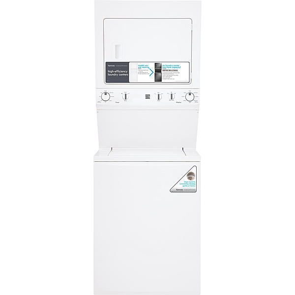 Kenmore 61712 27" 3.8 cu. ft. High-Efficiency Electric Laundry Center - White for rent.