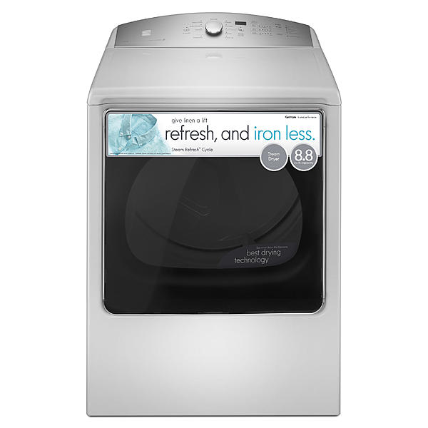 Kenmore 69132 8.8 cu. ft. Electric Dryer w/ Steam Refresh - White for rent.