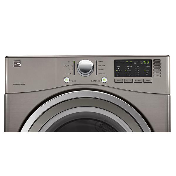 Kenmore-81283-73-cu-ft-Electric-Dryer-Metallic-4 Kenmore 81283 7.3 cu. ft. Electric Dryer - Metallic overview.