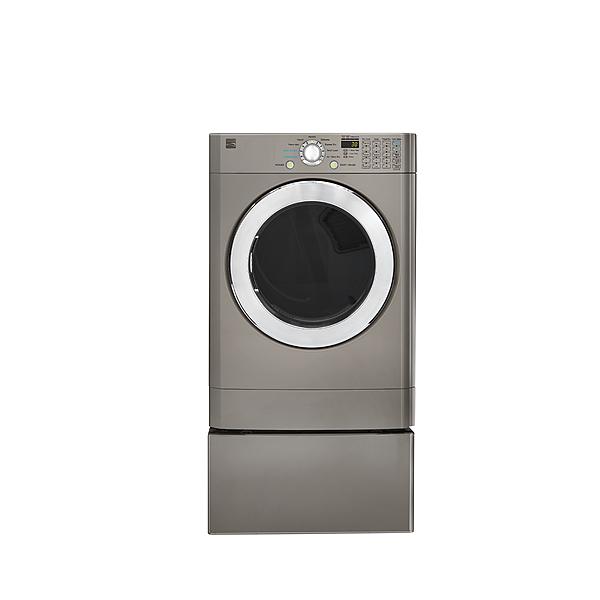 Kenmore 81393 7.3 cu. ft. Front-Load Flip Control Electric Dryer - Metallic Silver specifications.