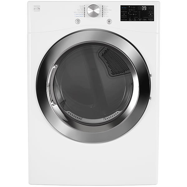 Kenmore 81462 7.4 cu. ft. Smart Wi-Fi Enabled Electric Dryer w/Steam – White for rent.