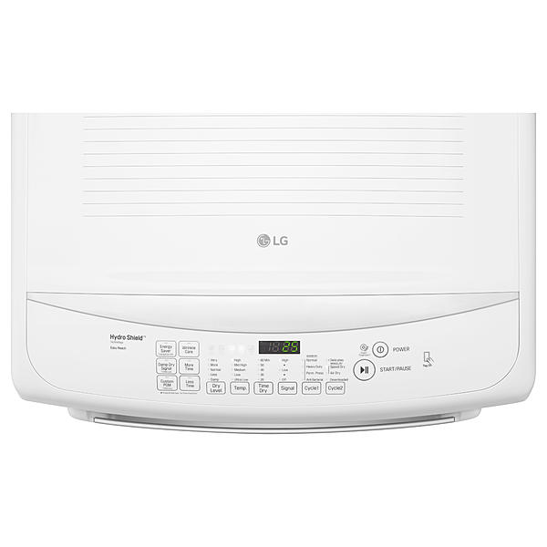 LG DLE1501W 7.3 cu. ft. Front Control Electric Dryer – White overview.