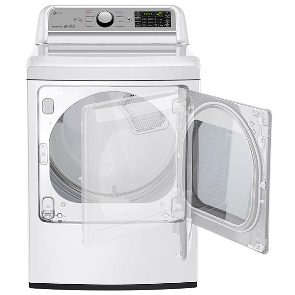 LG DLG7201WE 7.3 cu. ft. Smart Wi-Fi Enabled Gas Dryer – White for sale.