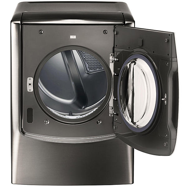 LG SIGNATURE DLEX9500K 9 cu. ft. Front-Load Smart Electric Dryer with TurboSteam™ – Black Stainless specifications.