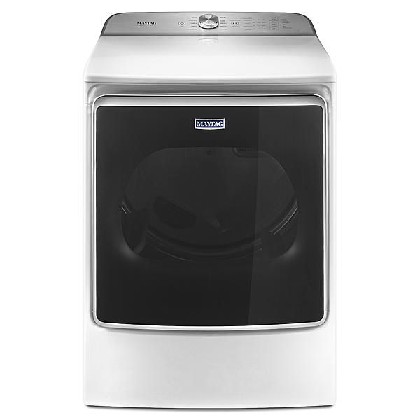 Maytag MEDB955FW 9.2 cu. ft. Front Load Electric Dryer w/ PowerDry System and Extra Moisture Sensor - White for rent.
