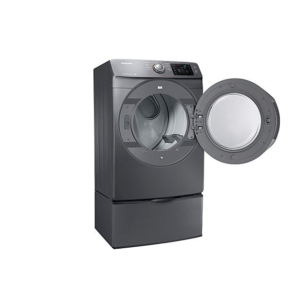 Samsung DV42H5200EP 7.5 cu. ft. Electric Dryer - Stainless Platinum overview.