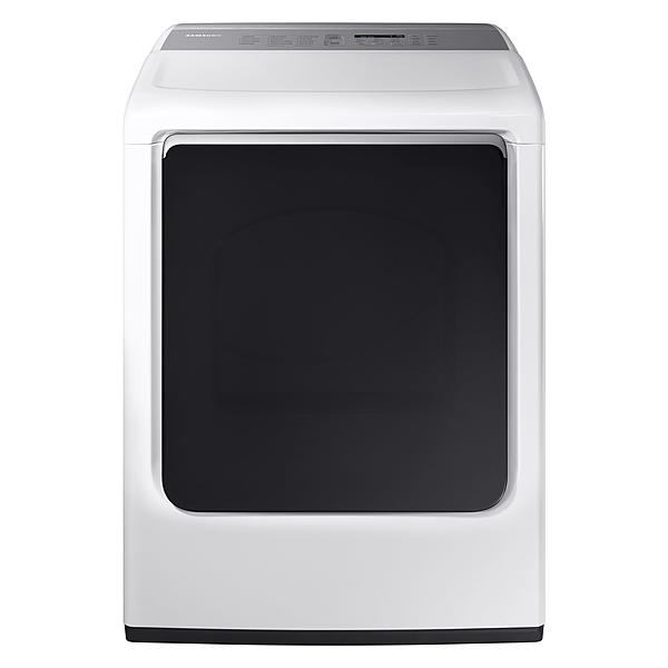 Samsung DVE54M8750W/A3 7.4 cu. ft. Electric Dryer with Integrated Touch Controls - White for rent.