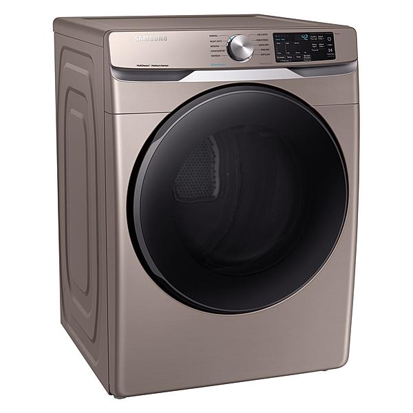Samsung DVG45R6100C/A3 7.5 cu. ft. Front-Load Gas Dryer with Steam Sanitize+ - Champagne for sale.