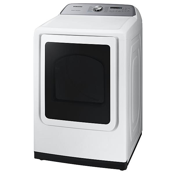 Samsung DVG50R5400W/A3 7.4 cu. ft. Gas Dryer with Steam Sanitize+ - White for sale.