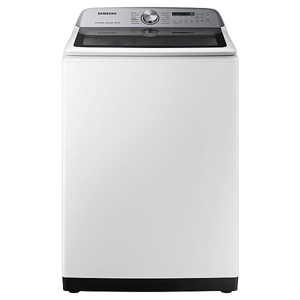 Samsung WA50R5400AW/US 5 cu. ft. Top-Load Washer with Super Speed - White for rent.