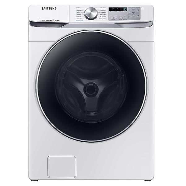 Samsung WF45R6300AW/US 4.5 cu. ft. Smart Front-Load Washer with Super Speed - White for rent.