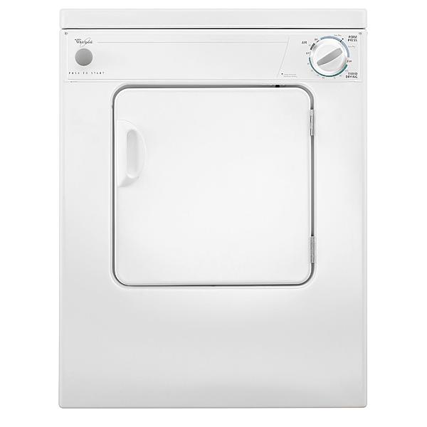 Whirlpool LDR3822PQ 3.4 cu. ft. 120V Electric Dryer - White for rent.