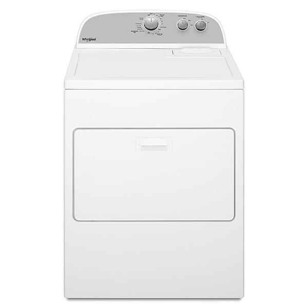 Whirlpool WGD4950HW 7.0 cu. ft. Top Load Gas Dryer with AutoDry™ Drying System for rent.