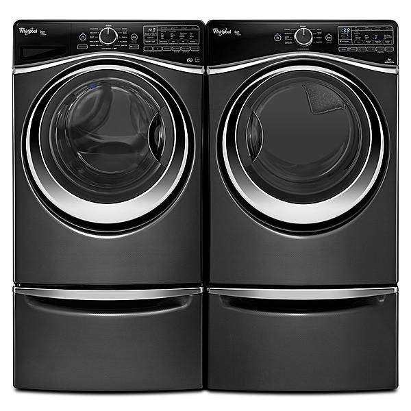 Whirlpool-XHPC155YBD-155-Laundry-Pedestal-w-Storage-Drawer-Black-Diamond-2 Whirlpool XHPC155YBD 15.5" Laundry Pedestal w/ Storage Drawer - Black Diamond for sale.
