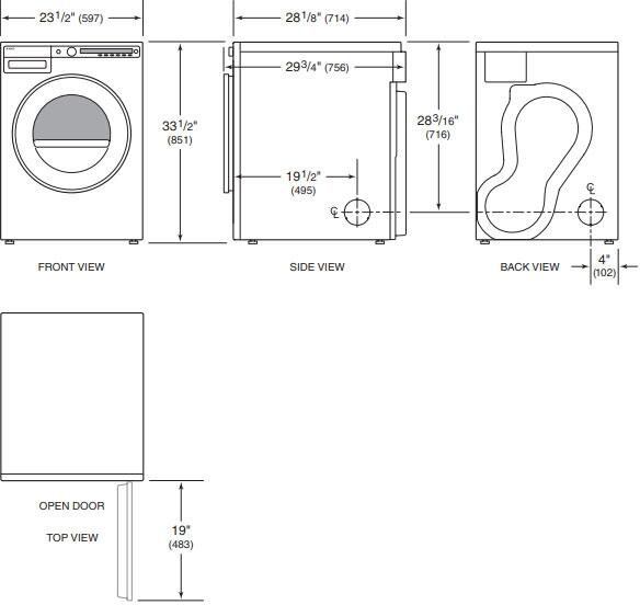 Image of Electric Dryer Asko T411VDW.